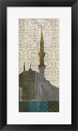 Framed Eastern Spires II Print