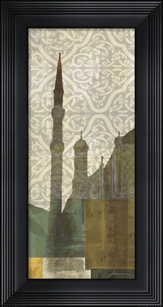Framed Eastern Spires III Print