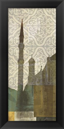 Framed Eastern Spires III Print