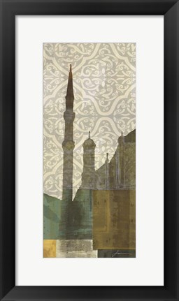 Framed Eastern Spires III Print