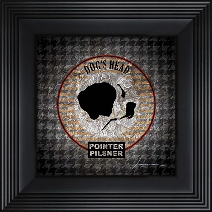 Framed Hound&#39;s Tooth III Print