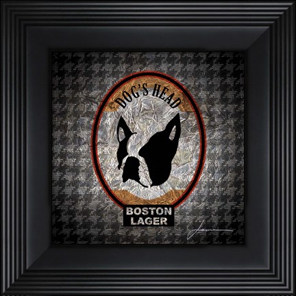 Framed Hound&#39;s Tooth IV Print