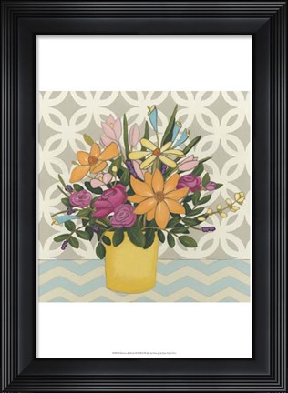 Framed Patterns &amp; Petals II Print