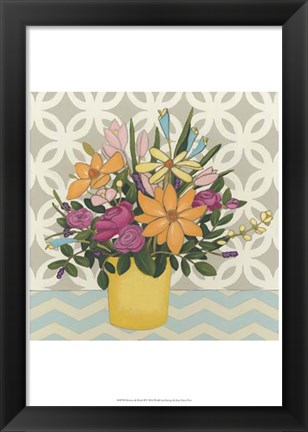 Framed Patterns &amp; Petals II Print