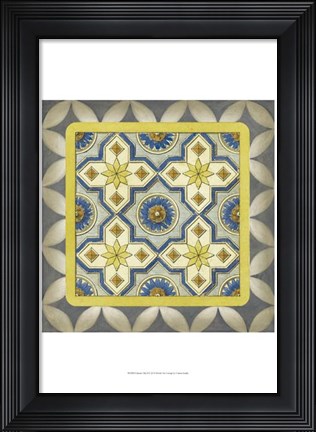 Framed Classic Tile I Print