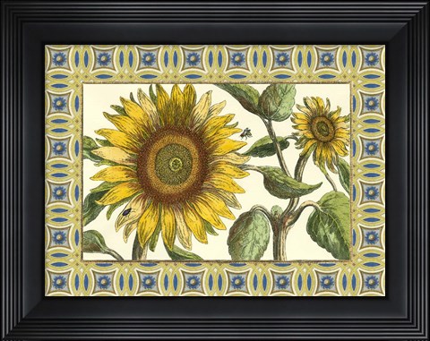 Framed Classical Sunflower I Print