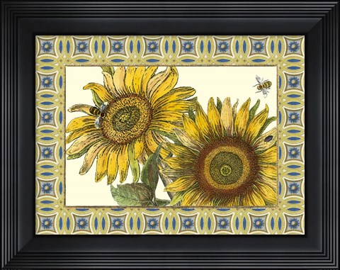 Framed Classical Sunflower II Print