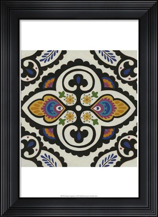 Framed Calliope Compliment I Print