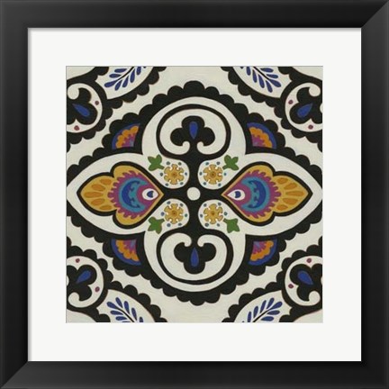 Framed Calliope Compliment I Print