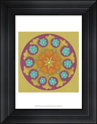 Framed Celebration Suzani I Print