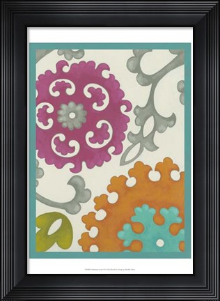 Framed Celebration Suzani VI Print