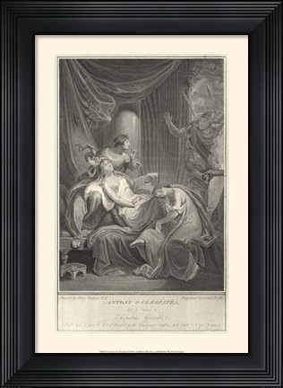 Framed Antony &amp; Cleopatra Print
