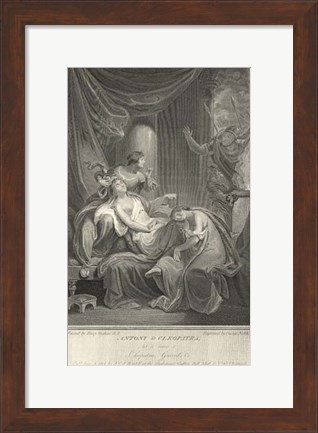 Framed Antony &amp; Cleopatra Print