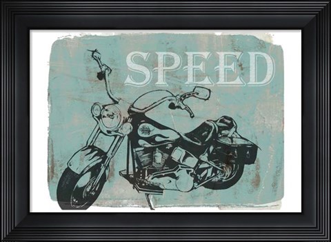 Framed Motorcycle Ride II Print