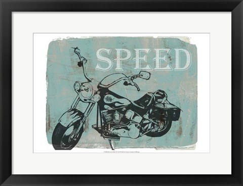 Framed Motorcycle Ride II Print