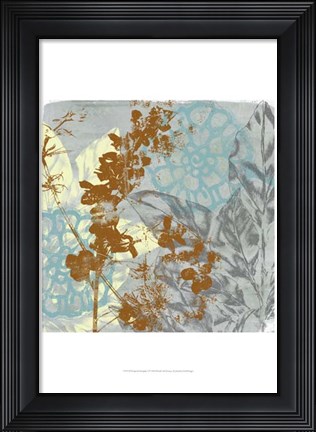 Framed Tropical Interplay I Print