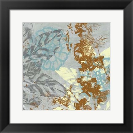 Framed Tropical Interplay II Print