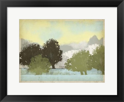 Framed Serene Park I Print