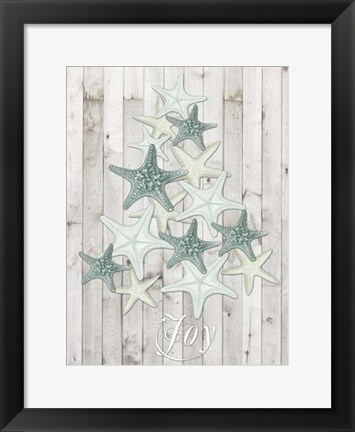 Framed Coastal Christmas III Print