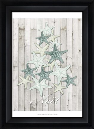 Framed Coastal Christmas IV Print