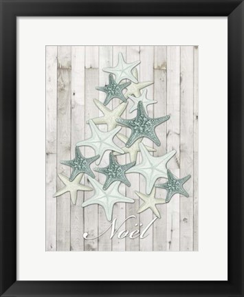 Framed Coastal Christmas IV Print