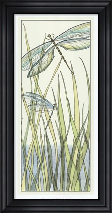 Framed Gossamer Dragonflies I Print
