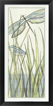 Framed Gossamer Dragonflies I Print