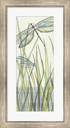 Framed Gossamer Dragonflies I Print