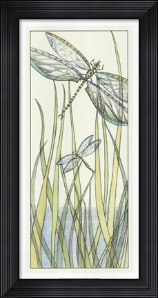 Framed Gossamer Dragonflies II Print