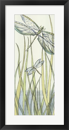 Framed Gossamer Dragonflies II Print