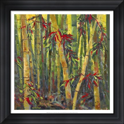 Framed Bamboo Grove I Print