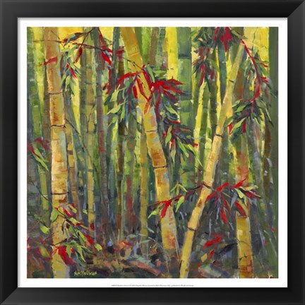 Framed Bamboo Grove I Print