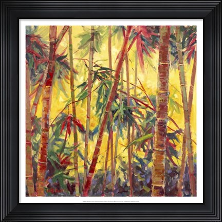 Framed Bamboo Grove II Print
