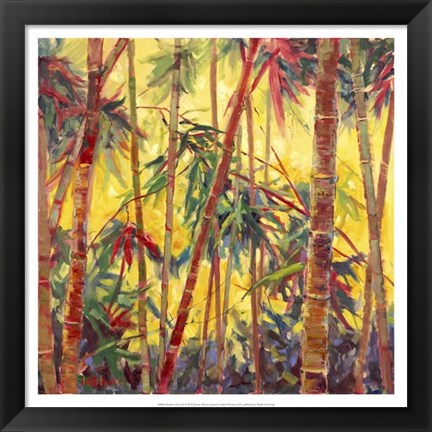 Framed Bamboo Grove II Print