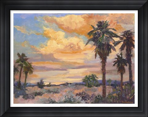 Framed Desert Repose I Print