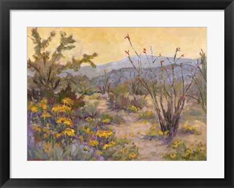 Framed Desert Repose IV Print