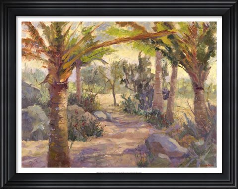 Framed Desert Repose V Print