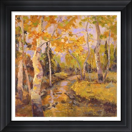 Framed Four Seasons Aspens III Print