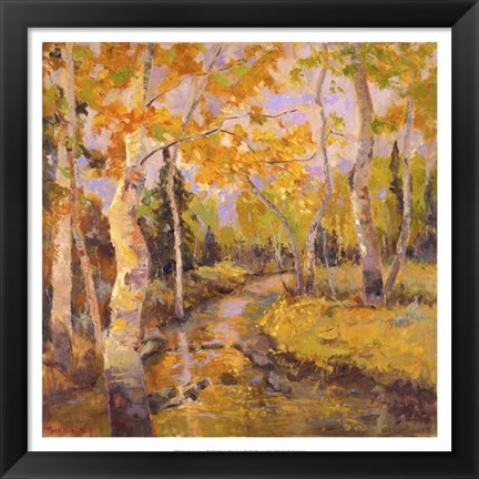 Framed Four Seasons Aspens III Print