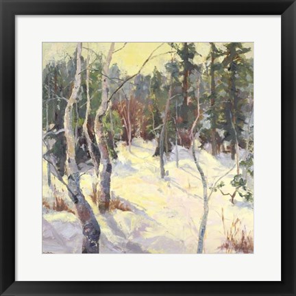 Framed Four Seasons Aspens IV Print