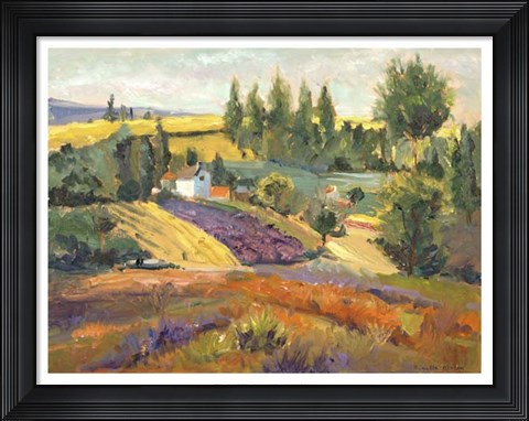 Framed Vineyard Tapestry II Print