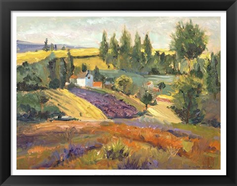 Framed Vineyard Tapestry II Print