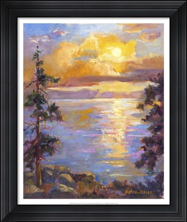 Framed Western Vistas I Print