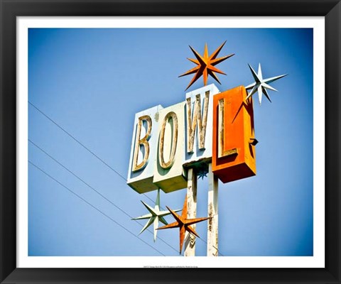 Framed Vintage Bowl III Print