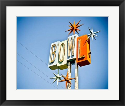 Framed Vintage Bowl III Print