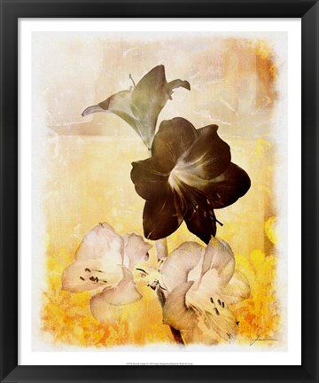 Framed Brocade Garden II Print
