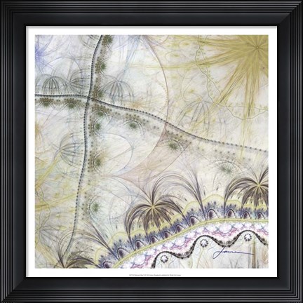 Framed Bedouin Map II Print