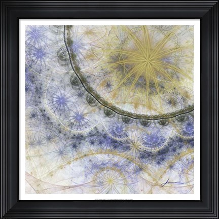 Framed Bedouin Map IV Print