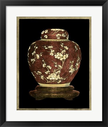 Framed Ginger Jar I Print