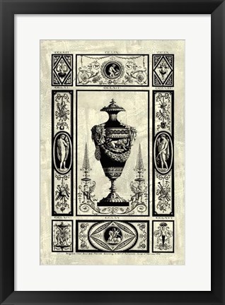 Framed Pergolesi Urn II Print